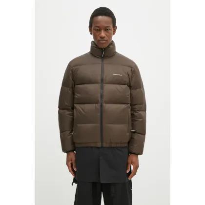 Zdjęcie thisisneverthat kurtka puchowa PERTEX T Down Jacket męska kolor brązowy zimowa oversize TN243OOWHS01