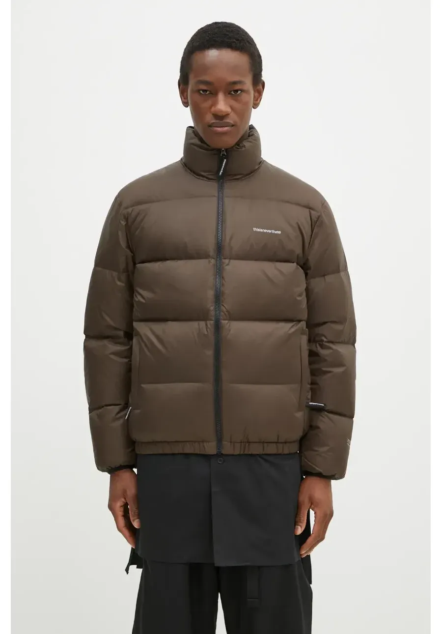 obrazek 1 thisisneverthat kurtka puchowa PERTEX T Down Jacket męska kolor brązowy zimowa oversize TN243OOWHS01