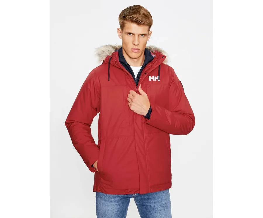 obrazek 1 Helly Hansen Parka Coastal 3.0 53995 Czerwony Regular Fit