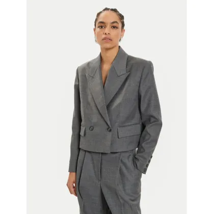 Zdjęcie IVY OAK Marynarka Jenny IO119105 Szary Loose Fit