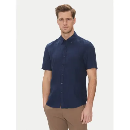 Zdjęcie Michael Kors Koszula CS1400I4YT Granatowy Slim Fit