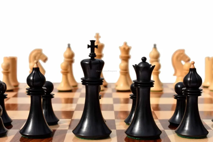 obrazek 6 Wyprodukowany z drewna komplet szachowy - The Chess Empire