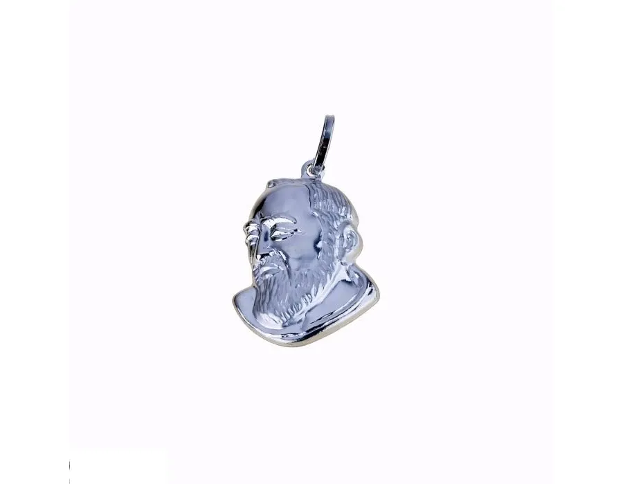 obrazek 1 Medalik z obliczem Ojca Pio 25x20mm