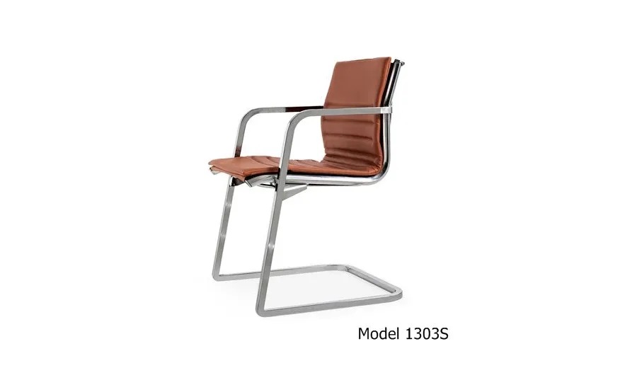 picture 2 Aluminum leather design office chair