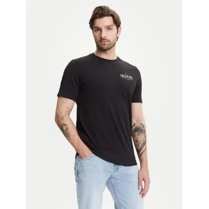 Zdjęcie Tommy Hilfiger T-Shirt Stack MW0MW39355 Czarny Regular Fit