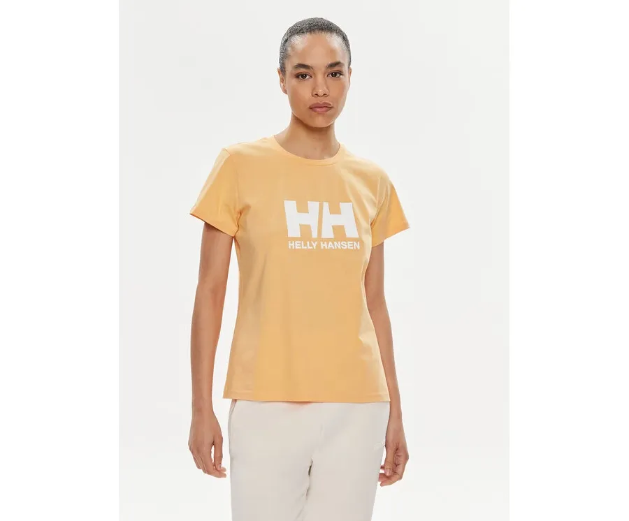 obrazek 1 Helly Hansen T-Shirt W Hh Logo T-Shirt 2.0 34465 Pomarańczowy Regular Fit