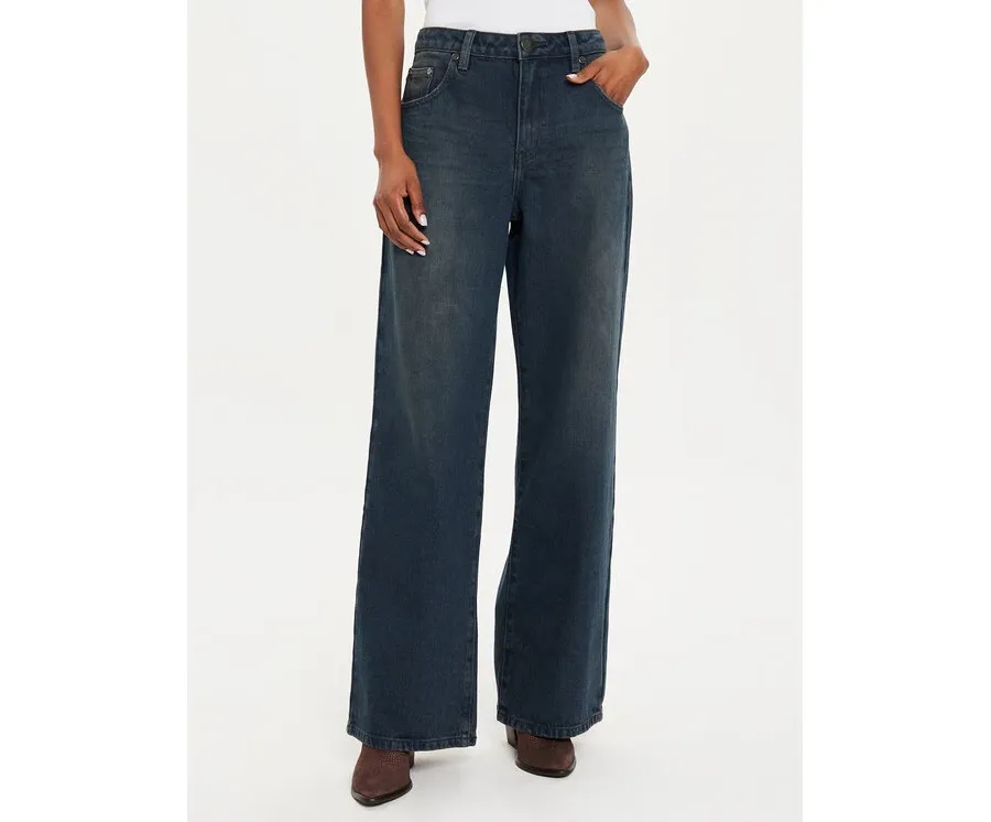 obrazek 1 One Teaspoon Jeansy 26419 Niebieski Wide Leg