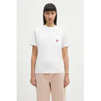Zdjęcie Carhartt WIP t-shirt bawełniany S/S Pocket Heart T-Shirt damski kolor biały I032180
