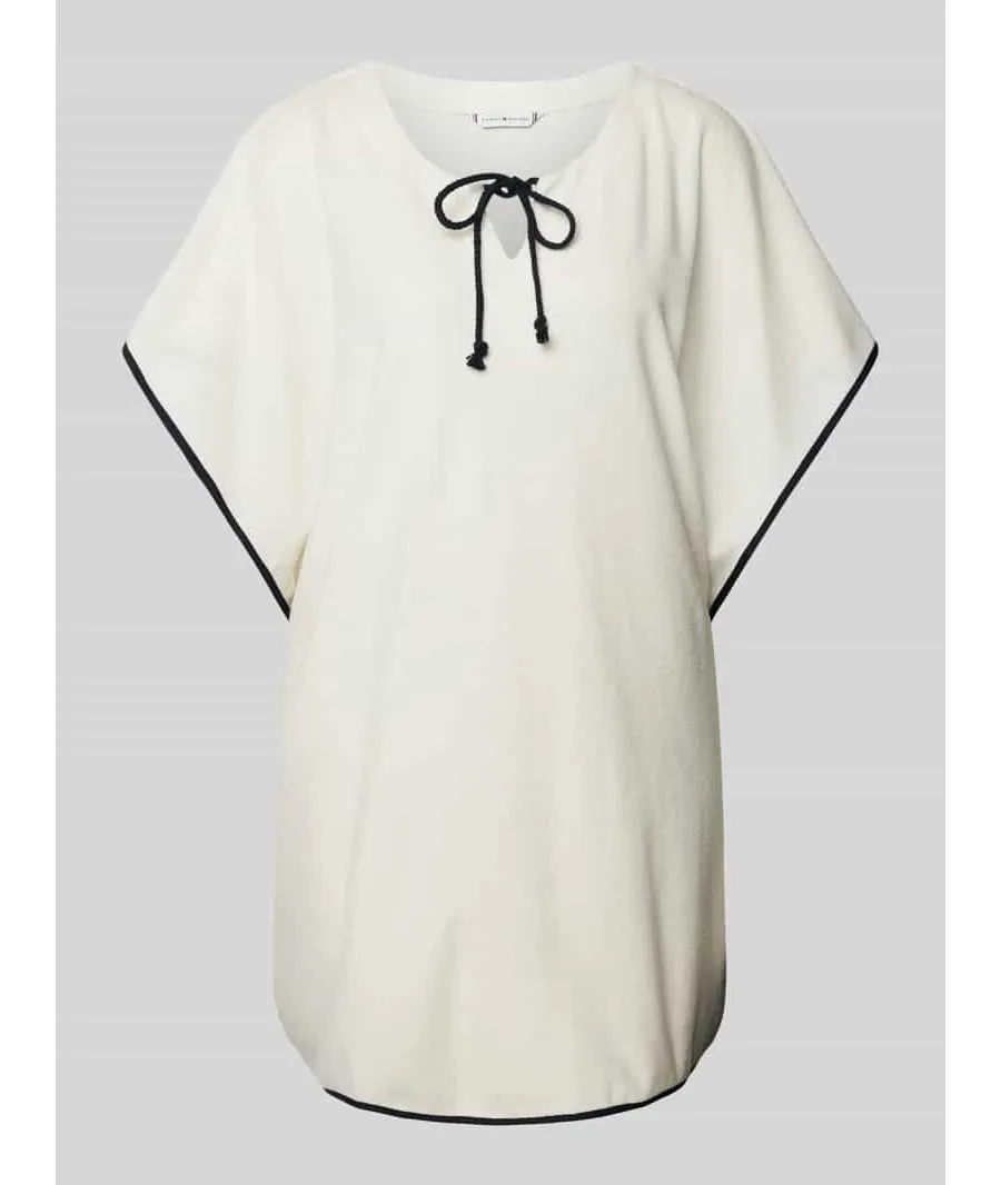 obrazek 1 Sukienka mini z rękawami nietoperzowymi