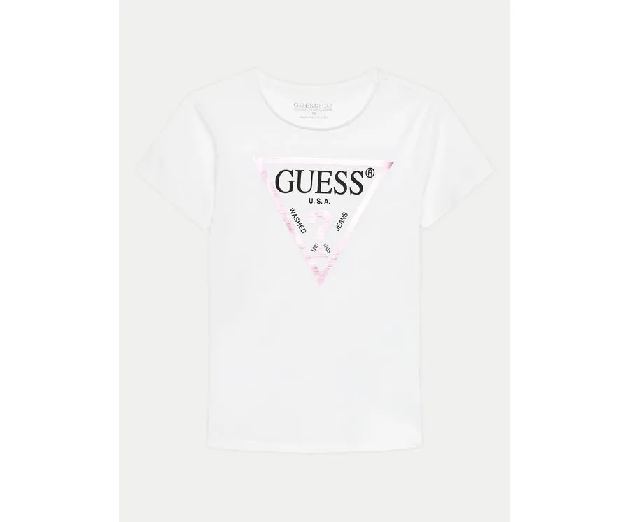obrazek 1 Guess T-Shirt J73I56 K8HM0 Biały Regular Fit