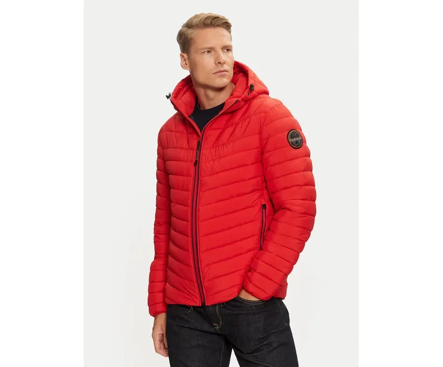 obrazek 1 Napapijri Kurtka puchowa A-Lapaz H NP0A4I26 Czerwony Regular Fit