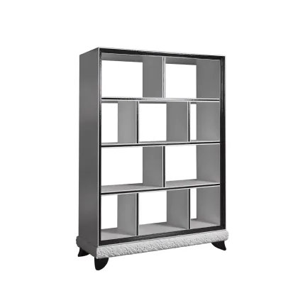 Zdjęcie Drewniany, prestiżowy regał RANDA biel i czerń - Collecion Alexandra