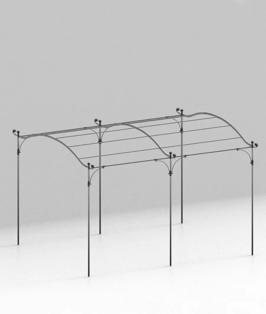 obrazek 1 Wolnostojąca pergola Solaire 376×240 cm z zakrzywionym dachem
