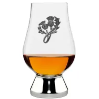Picture Decorated whiskey glass