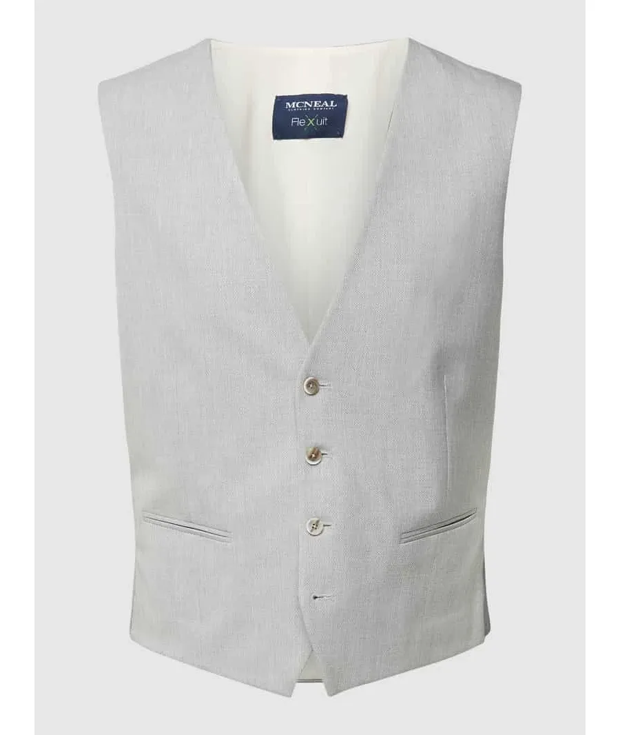 obrazek 1 Kamizelka o kroju slim fit ze wzorem na całej powierzchni