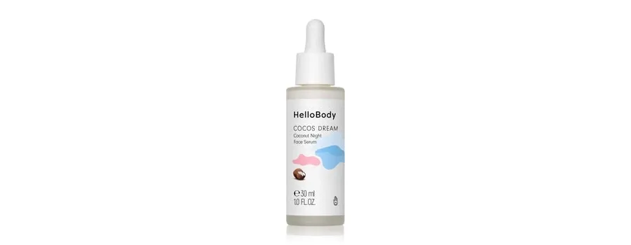 obrazek 1 HelloBody COCOS DREAM Coconut Night Face Serum Serum do twarzy 30 ml