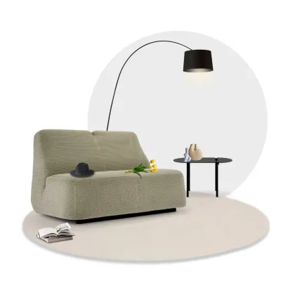 Zdjęcie Cudowna sofa Nuda do nowoczesnych wnętrz