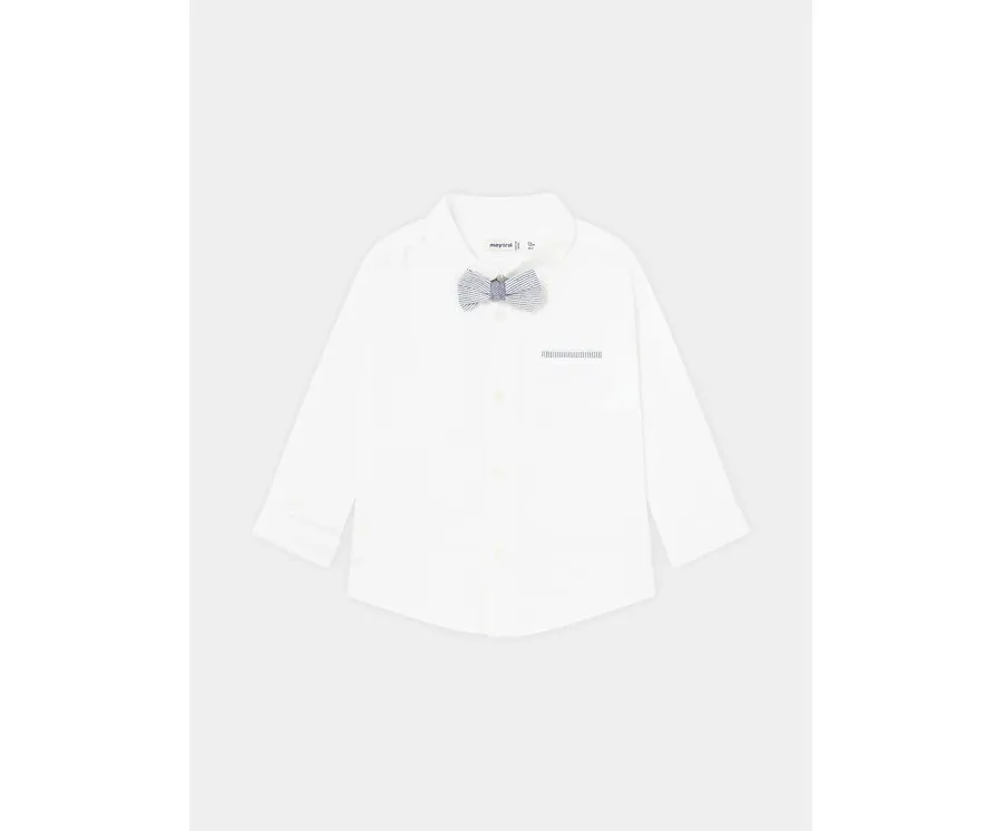 obrazek 1 Mayoral Koszula 1116 Biały Regular Fit