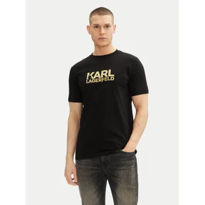 Zdjęcie KARL LAGERFELD T-Shirt 755087 552235 Czarny Regular Fit
