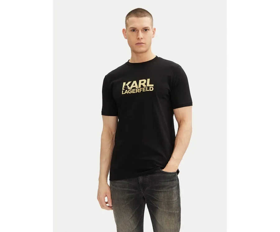 obrazek 1 KARL LAGERFELD T-Shirt 755087 552235 Czarny Regular Fit