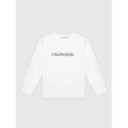 Zdjęcie Calvin Klein Jeans Bluza Unisex Institutional Logo IU0IU00162 Biały Regular Fit