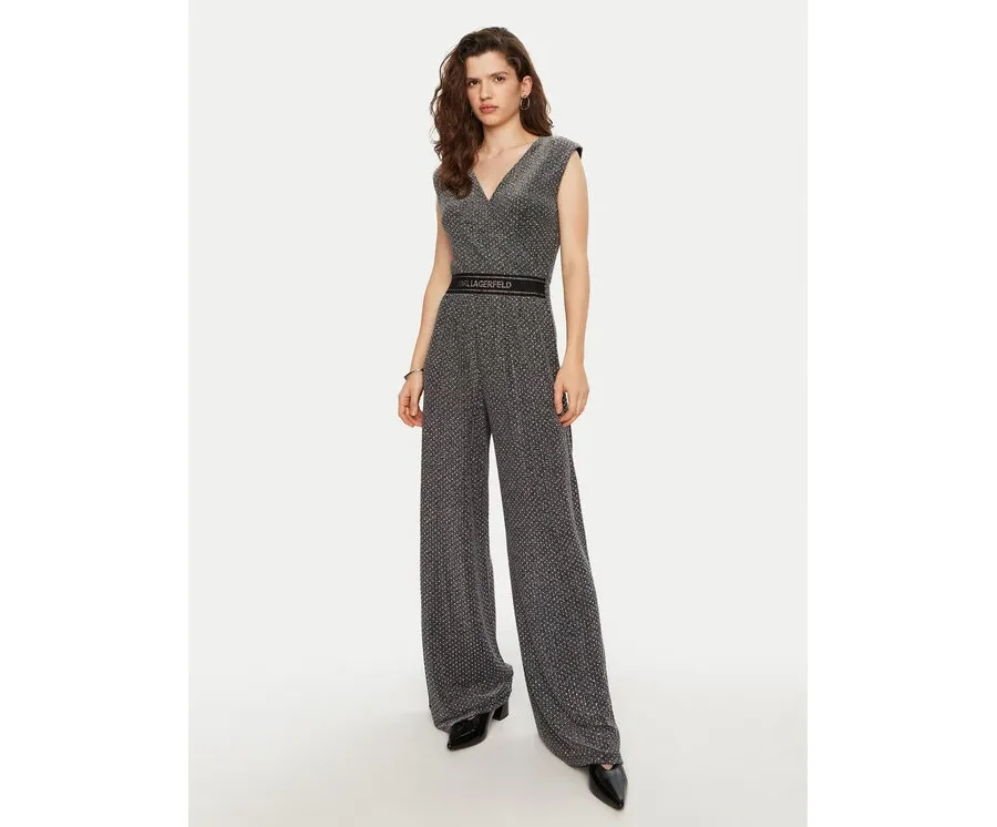 obrazek 1 KARL LAGERFELD Kombinezon A1W13029 Szary Regular Fit