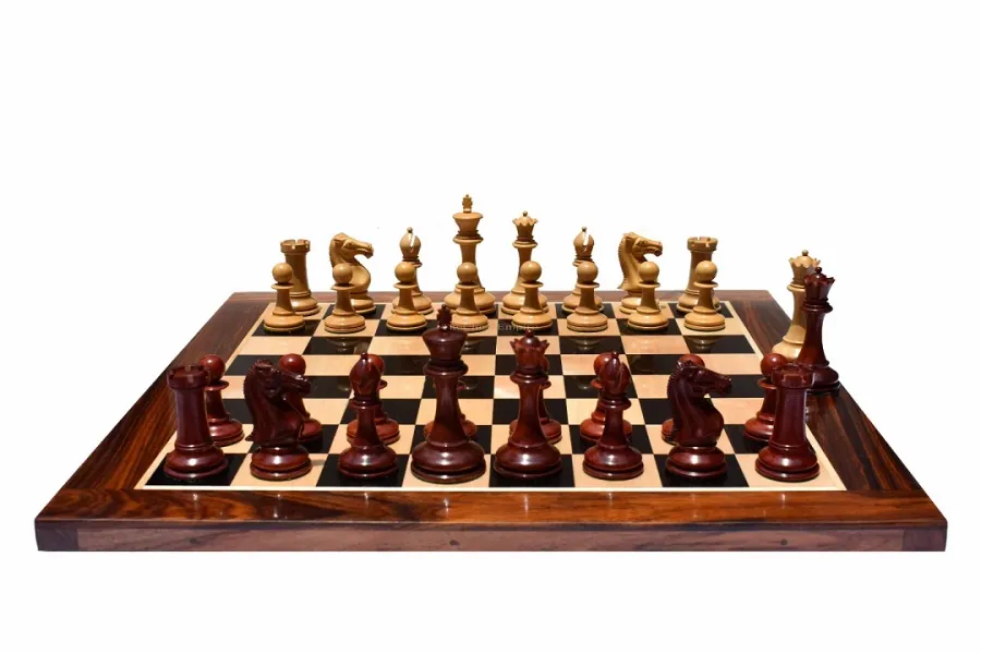 obrazek 3 Drewniana plansza z figurami do gry w szachy - The Chess Empire