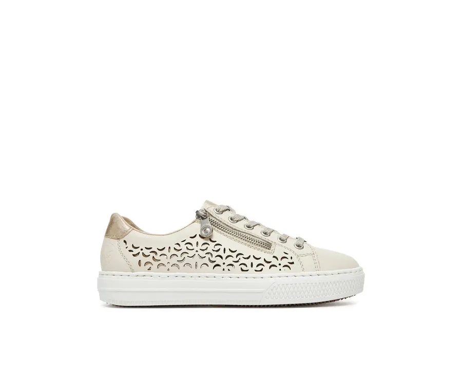 obrazek 1 Rieker Sneakersy L5904-60 Beżowy