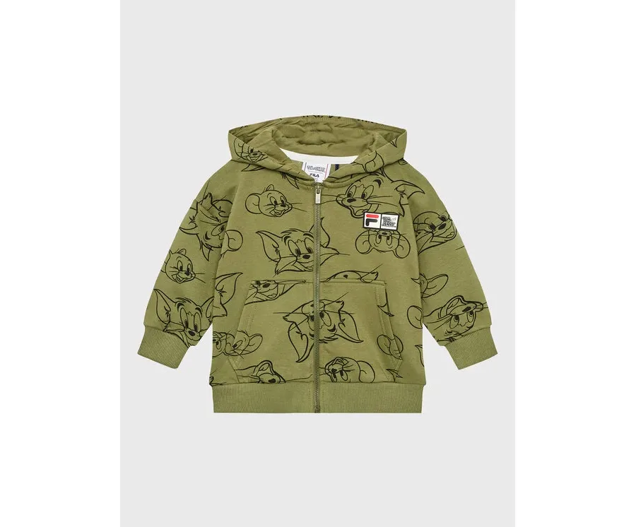 obrazek 1 Fila Bluza Tulsa FAK0170 Zielony Regular Fit
