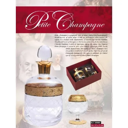 Zdjęcie Kryształowy zestaw do alkoholu - Petite Champagne