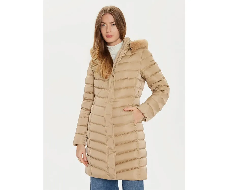 obrazek 1 Geox Kurtka puchowa Bettanie W4626H T3122 F5233 Beżowy Regular Fit