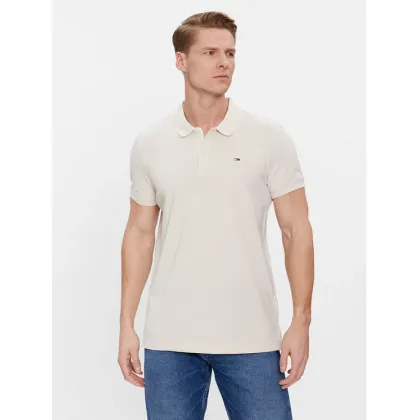 Zdjęcie Tommy Jeans Polo DM0DM18312 Beżowy Slim Fit