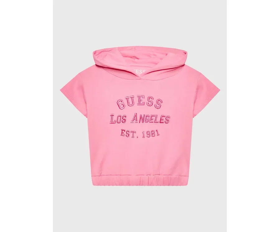 obrazek 1 Guess Bluza K3GQ00 KA6R3 Różowy Regular Fit