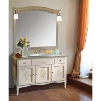 Zdjęcie Stylowy włoski zestaw łazienkowy w stylu rustykalnym
