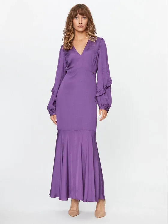 Picture TWINSET Sukienka wieczorowa 232TT2171 Fioletowy Regular Fit