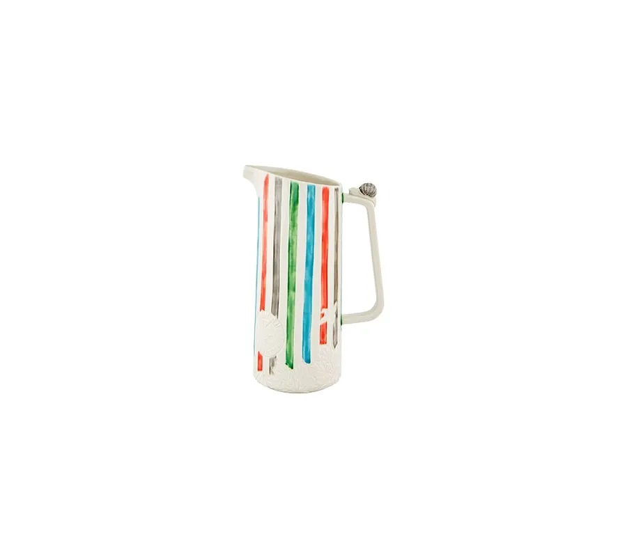obrazek 1 Kolorowy dzbanek ceramiczny 1,5L w stylu wiejskim - Bordallo Pinheiro