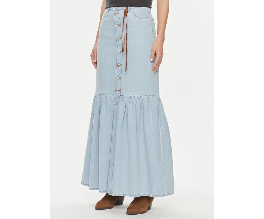 obrazek 1 ViCOLO Spódnica jeansowa DB5089 Niebieski Regular Fit