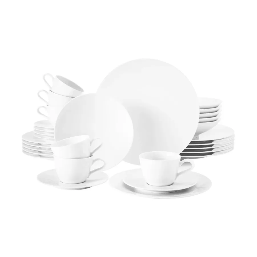 obrazek 1 Porcelanowa 30-elementowa zastawa stołowa w stylu nowoczesnym - Seltmann Weiden