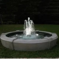 Picture Italian Brussels garden fountain in a modern style