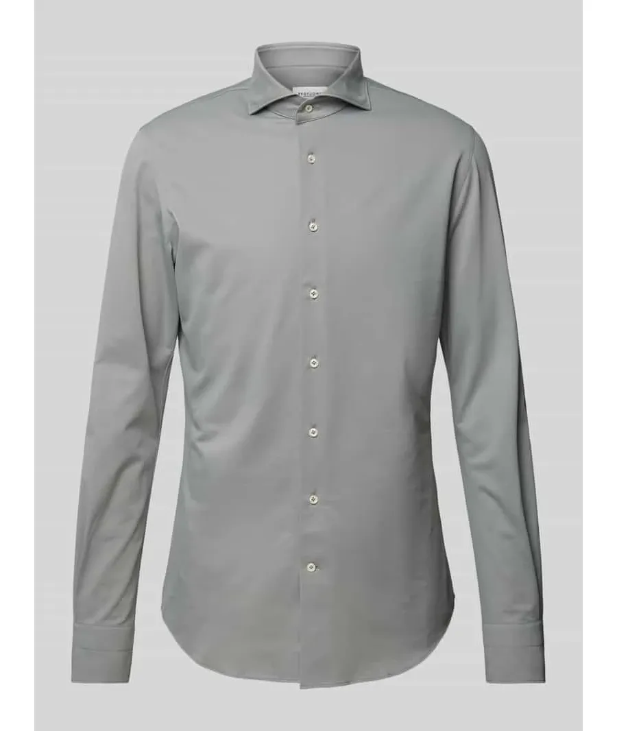 obrazek 1 Koszula biznesowa o kroju slim fit z kołnierzykiem typu cutaway