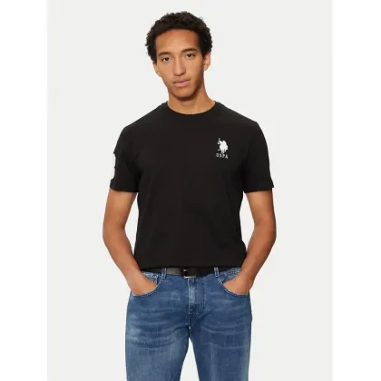 Zdjęcie U.S. Polo Assn. T-Shirt MUP3311 Czarny Slim Fit