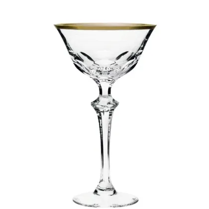 Zdjęcie Kryształowy kieliszek do koktajli - Palais Gold