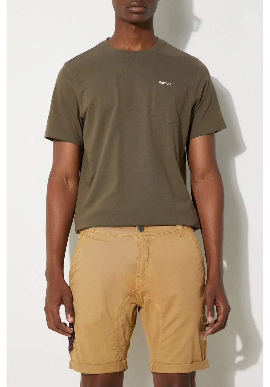 obrazek 1 Alpha Industries szorty Kerosene Patch męskie kolor beżowy 116212.14-BEZOWY