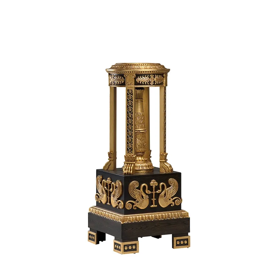 obrazek 1 Luksusowy filar IMPERIO - czerń, złoto - Collecion Alexandra