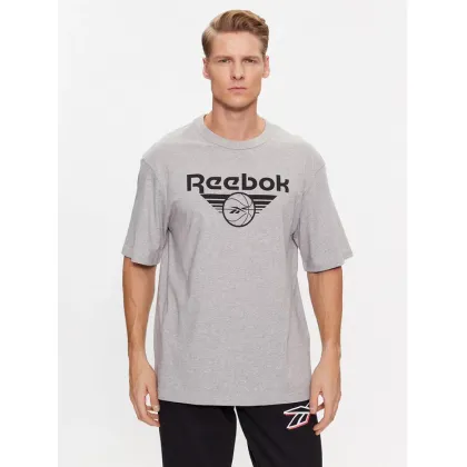 Zdjęcie Reebok T-Shirt Basketball IL4423 Szary Regular Fit