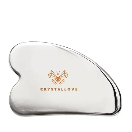 Zdjęcie Crystallove Cryo Ice Gua Sha Płytka do Masażu Twarzy Gua Sha ze Stali Nierdzewnej