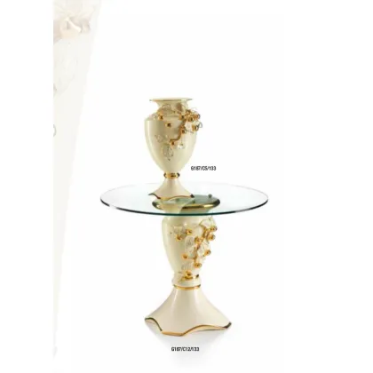 Zdjęcie Ceramiczny stolik z okrągłym blatem Ceramiche Stella