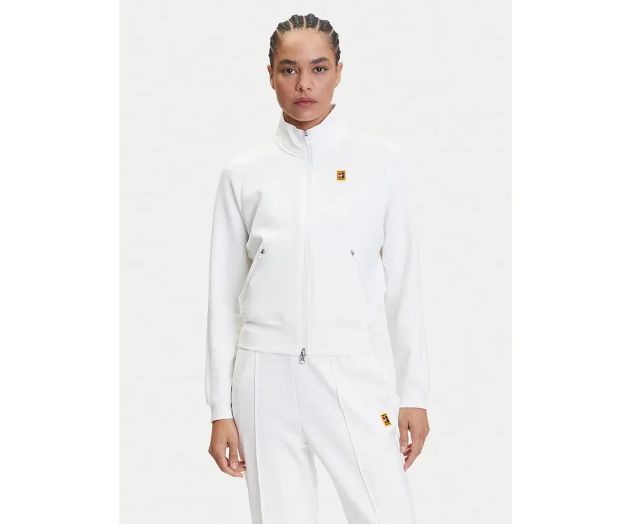 obrazek 1 Nike Bluza Court Heritage Full Zip CV4701 Biały Regular Fit