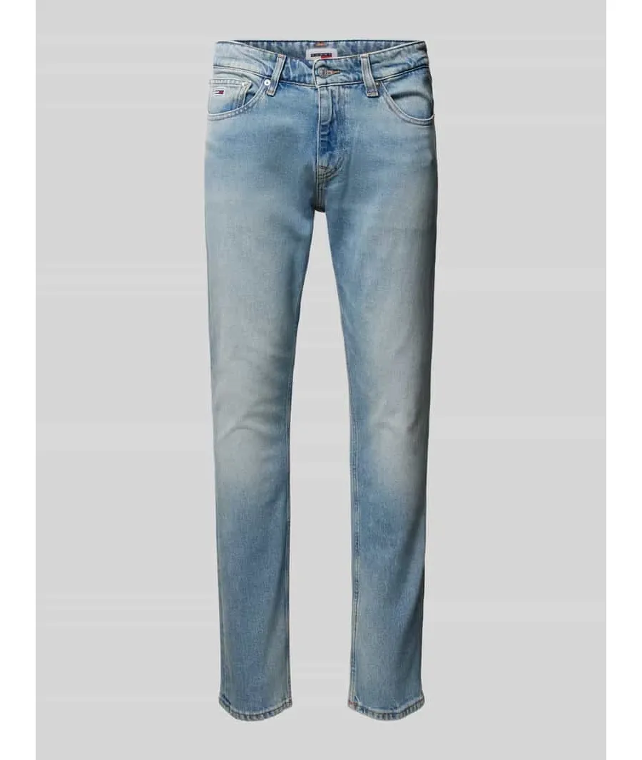 obrazek 1 Jeansy o kroju slim fit z naszywką z logo model ‘SCANTON’