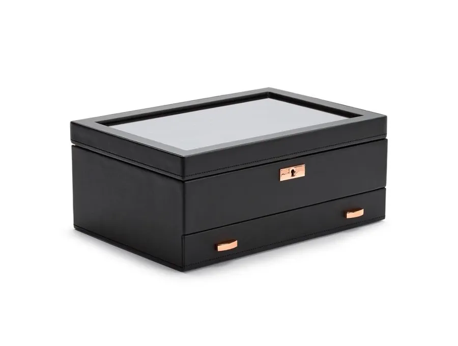 obrazek 3 Cudowna szkatułka Axis Copper na biżuterię i 10 zegarków